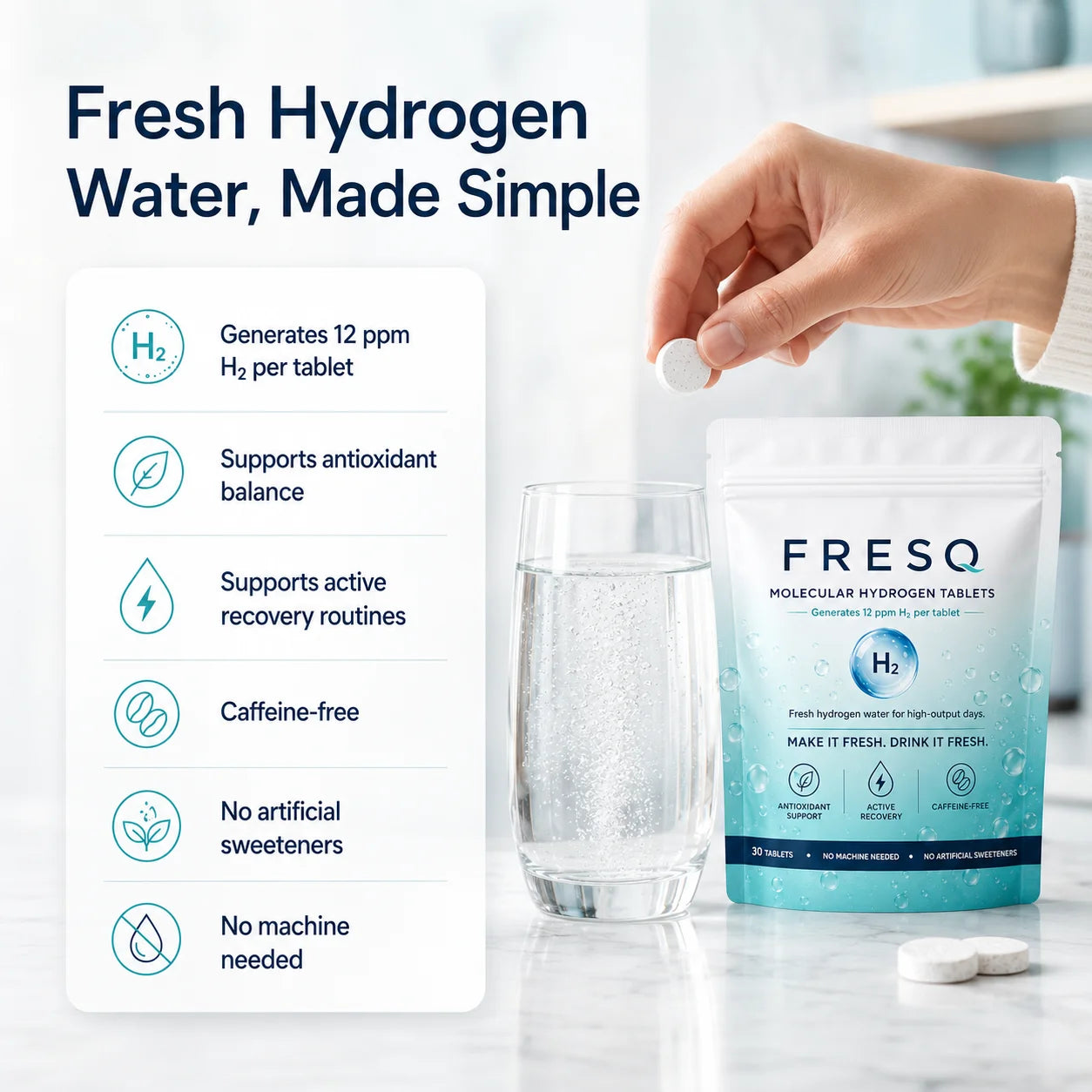 Molecular Hydrogen Tablets