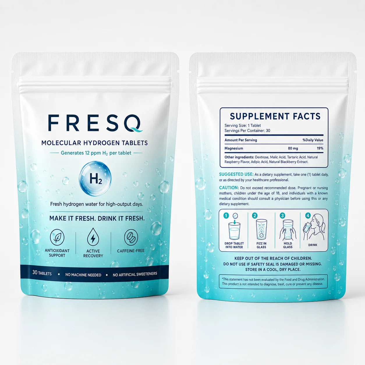 Molecular Hydrogen Tablets